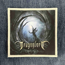 Нашивка Dragonlord - Black Wings Of Destiny друкована біла кайма