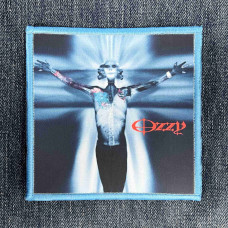 Нашивка Ozzy Osbourne - Down To Earth друкована блакитна кайма