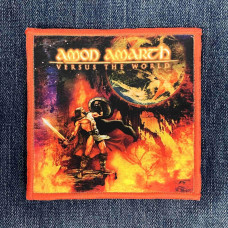 Нашивка Amon Amarth - Versus The World друкована червона кайма