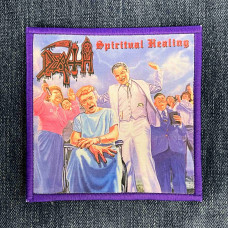 Нашивка Death - Spiritual Healing друкована фіолетова кайма