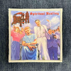 Нашивка Death - Spiritual Healing друкована біла кайма