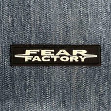 Нашивка Fear Factory White Logo вишита
