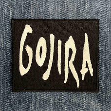 Нашивка Gojira White Logo вишита