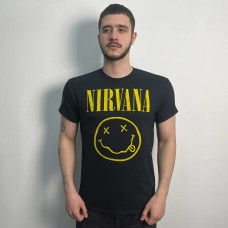 Футболка Nirvana Logo (Gildan) чорна