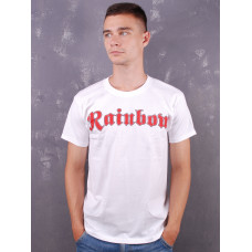 Футболка Rainbow - Long Live Rock 'n' Roll біла