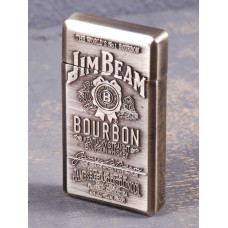 Запальничка газова Jim Beam бронзова турбо полум'я