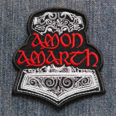 Нашивка Amon Amarth Thor's Hammer вишита фігурна