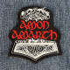 Нашивка Amon Amarth Thor's Hammer вишита фігурна на липучці