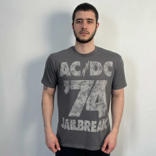 Футболка AC/DC - Jailbreak (Gildan) сіра