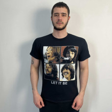 Футболка The Beatles - Let It Be (Gildan) чорна
