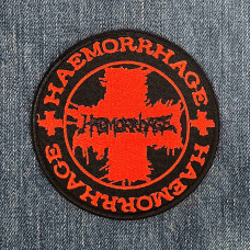 Нашивка Haemorrhage Logo In Cross вишита кругла
