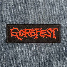 Нашивка Gorefest Red Logo вишита