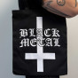 Сумка-шопер Black Metal Cross чорна