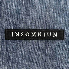 Нашивка Insomnium White Logo вишита