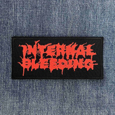Нашивка Internal Bleeding Red Logo вишита
