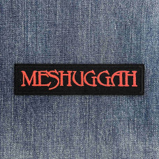Нашивка Meshuggah Red Logo вишита