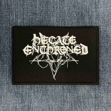Нашивка Hecate Enthroned White Wiccan Logo вишита