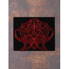 Нашивка Abruptum Red Logo катана
