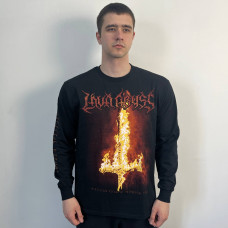 Лонгслів Lava Abyss - Sacrificial Ritual Of Primordial Fire (Gildan) чорний