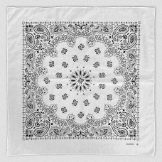 Бандана Коловорот Paisley біла