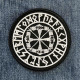 Нашивка Amon Amarth Rune Circle вишита кругла на липучці