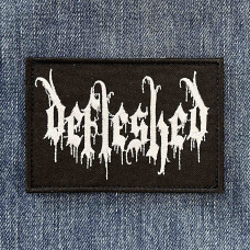 Нашивка Defleshed White Logo вишита на липучці