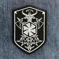 Нашивка Nokturnal Mortum - Slavonic Black Brotherhood вишита на липучці