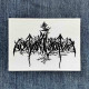 Нашивка Nokturnal Mortum - Істина (Verity) Logo (Black On White) вишита на липучці