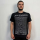 Футболка Joy Division - Unknown Pleasures (Gildan) чорна