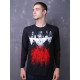 Лонгслів Absu - Barathrum: V.I.T.R.I.O.L. Baphomet Red (FOTL) чорний