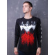 Лонгслів Absu - Barathrum: V.I.T.R.I.O.L. Baphomet White (FOTL) чорний