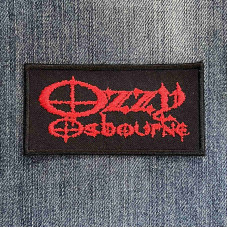 Нашивка Ozzy Osbourne Red Logo вишита