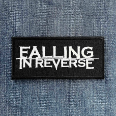 Нашивка Falling In Reverse White Logo вишита