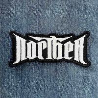 Нашивка Norther White Logo вишита фігурна