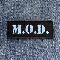 Нашивка M.O.D. (Method Of Destruction) Blue Logo вишита