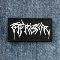 Нашивка Oppressor White Logo вишита