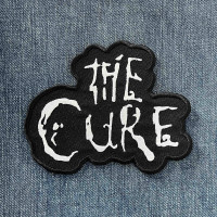 Нашивка The Cure Logo чорна вишита фігурна