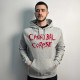 Худі Cannibal Corpse Logo (B&C) світло-сіре меланж