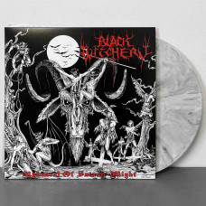 Black Witchery - Upheaval Of Satanic Might LP (White/Black Marbled Vinyl)