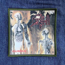 Нашивка Death - Human друкована зелена кайма