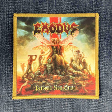 Нашивка Exodus - Persona Non Grata друкована бронзова кайма