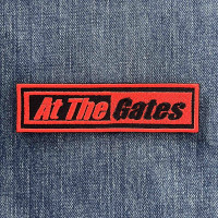 Нашивка At The Gates Red/Black Logo вишита