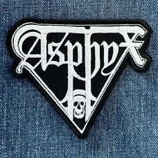 Нашивка Asphyx White Logo вишита фігурна