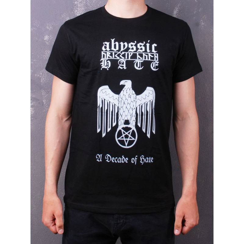 Футболка Abyssic Hate - A Decade Of Hate чорна