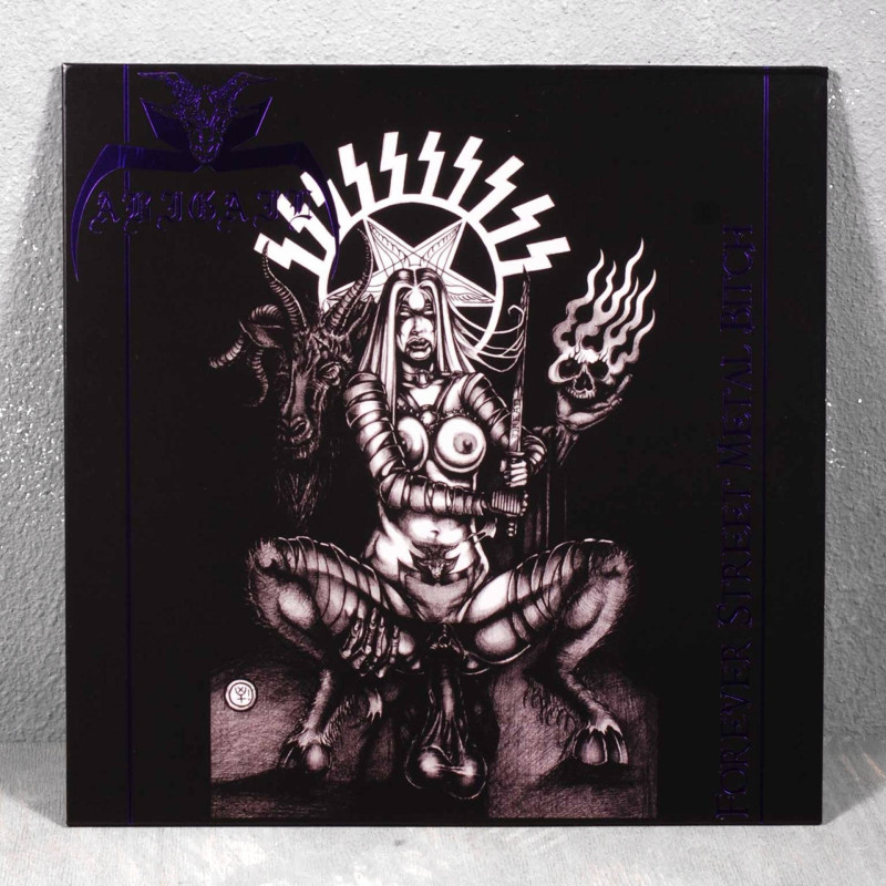 Abigail - Forever Street Metal Bitch LP (Neon Purple Galaxy Vinyl)