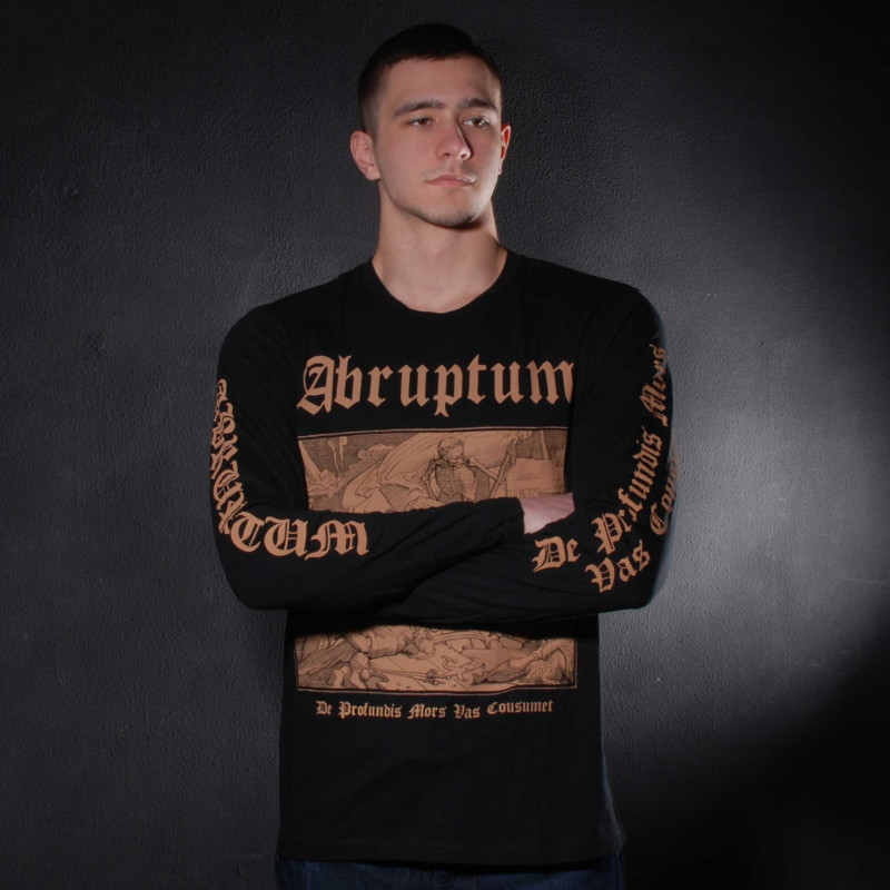 Лонгслів Abruptum - De Profundis Mors Vas Cousumet (B&C) чорний