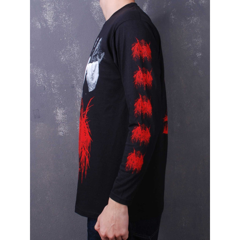 Лонгслів Absu - Barathrum: V.I.T.R.I.O.L. Baphomet Red (FOTL) чорний