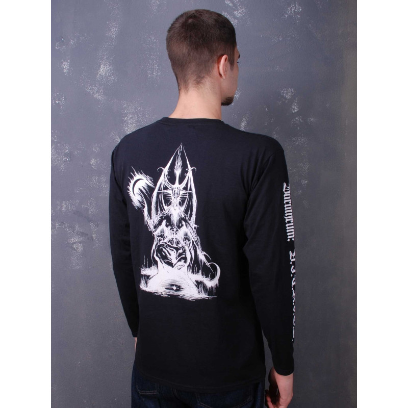 Лонгслів Absu - Barathrum: V.I.T.R.I.O.L. Baphomet White (FOTL) чорний