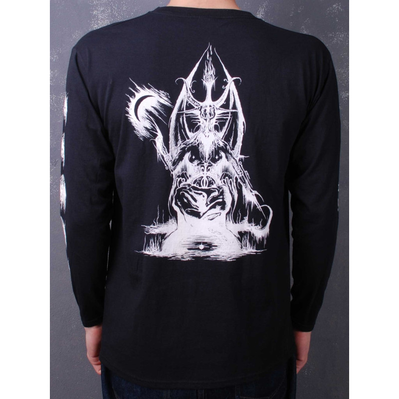 Лонгслів Absu - Barathrum: V.I.T.R.I.O.L. Baphomet White (FOTL) чорний