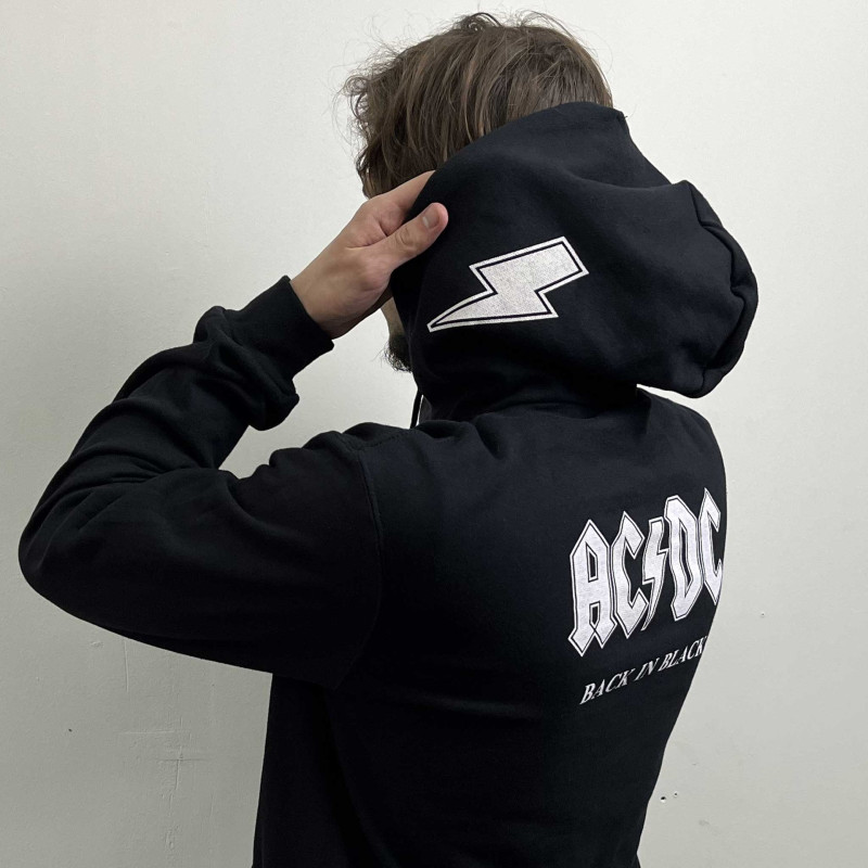 Худі AC/DC - Back In Black (B&C) чорне
